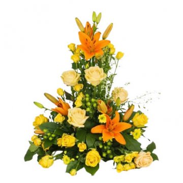 Floristen skapar - Begravningsdekoration