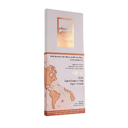 ChocoME Atelier – Med Kakaonibs Chuao 72%